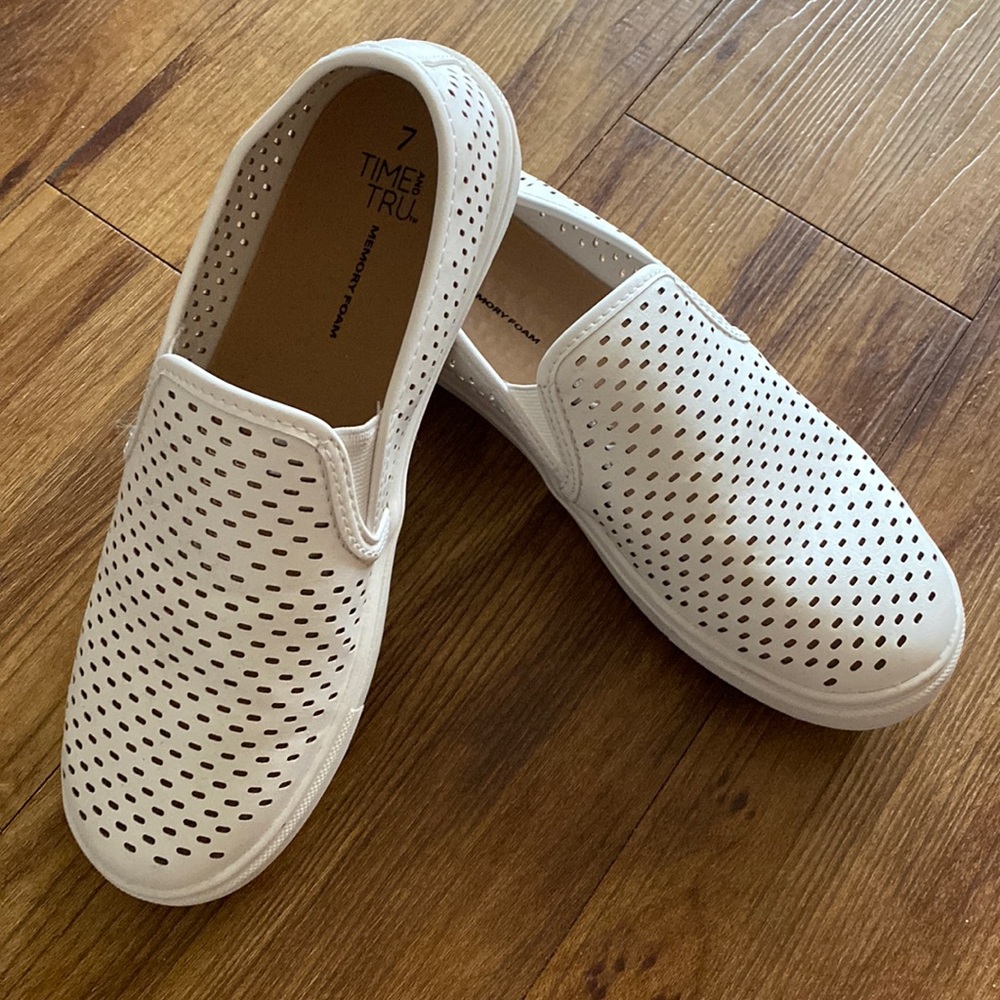 Time and Tru Slip on Shoes